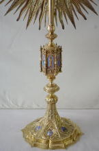 Ornate French Antique Gothic Monstrance